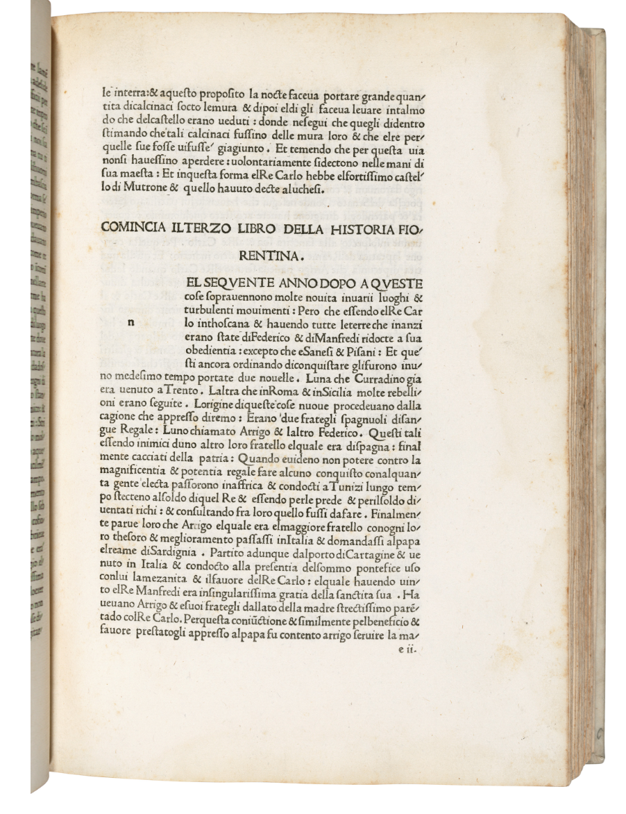 Historiae Florentini populi Jacobus Rubeus, 1476